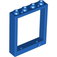 Lego rám okna 1x4x4, modrá (4659283)